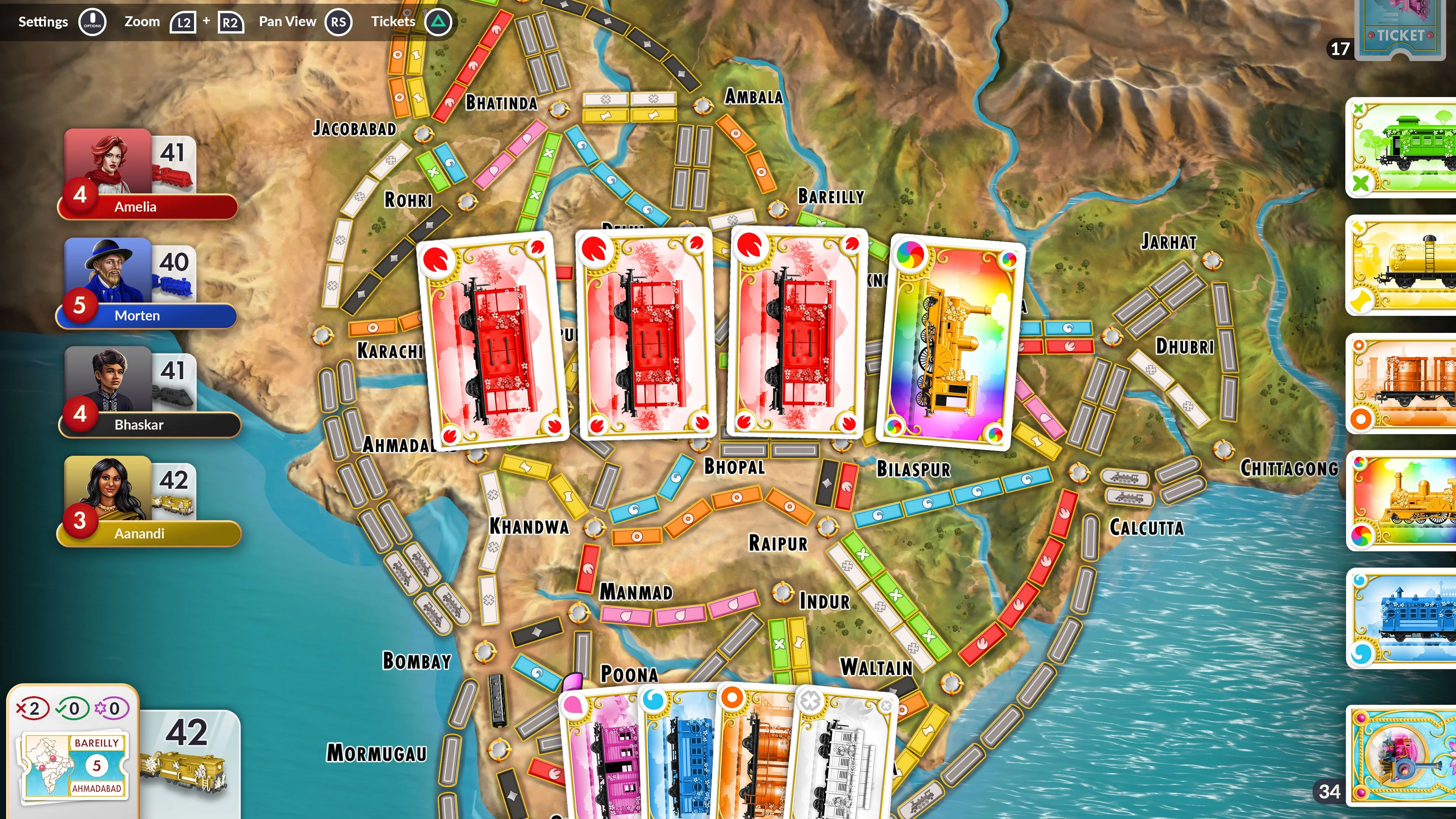 Ticket to Ride: India Expansion [PS4] - изображение 4