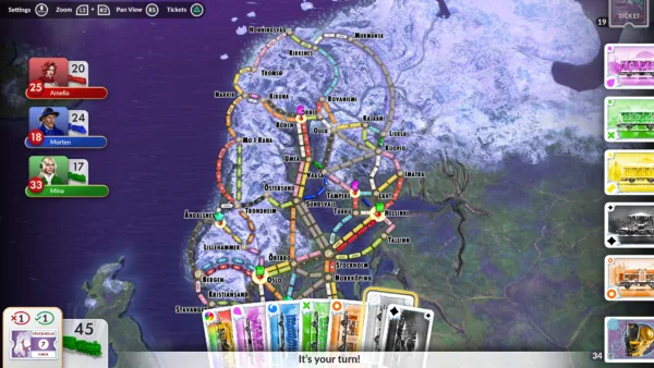 Ticket to Ride: Nordic Expansion [PS4] - изображение 4