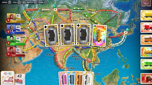 Ticket to Ride: Legendary Asia Expansion [PS4] - изображение 4