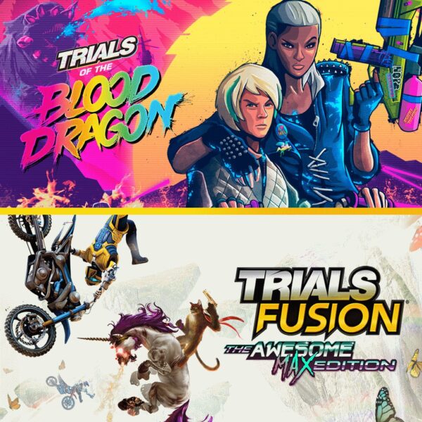 TRIALS OF THE BLOOD DRAGON + TRIALS FUSION AWESOME MAX EDITION [PS4] - изображение 1