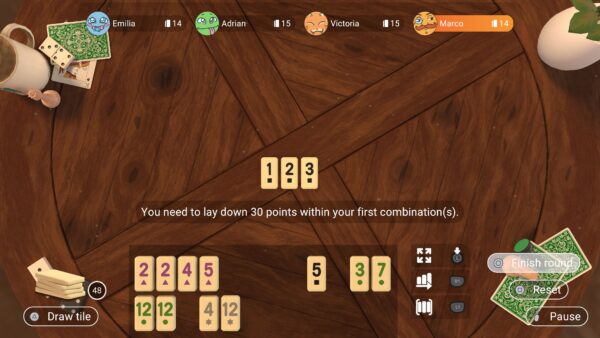 5in1 Game Collection: MyRummy + 4 in a row + Backgammon + Checkers + Mills [PS5] - изображение 2