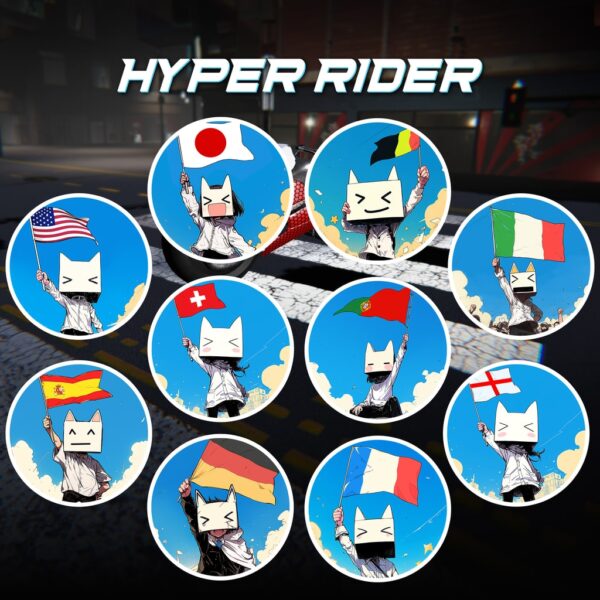 Hyper Rider I Exclusive Flag Bundle [PS5]