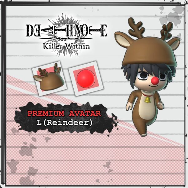 DEATH NOTE Killer Within - Premium Avatar: L (Reindeer) [PS4, PS5]