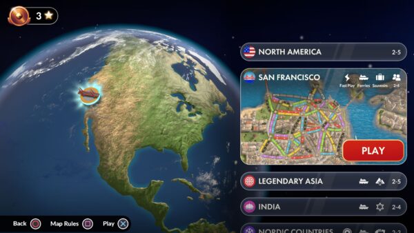 Ticket to Ride: San Francisco City Expansion [PS4] - изображение 4