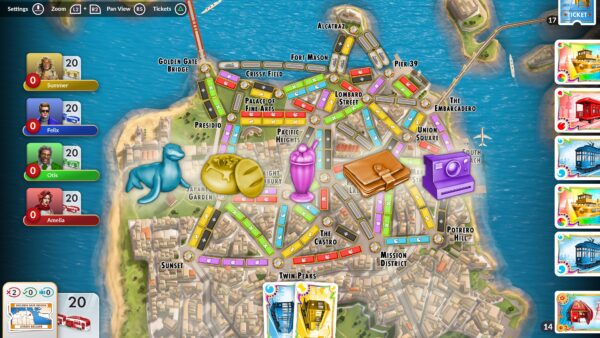 Ticket to Ride: San Francisco City Expansion [PS4] - изображение 2