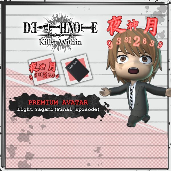 DEATH NOTE Killer Within - Premium Avatar: Light Yagami (Final Episode) [PS4, PS5]