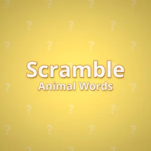 Scramble Animal Words [PS4, PS5]