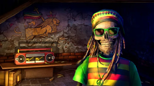 AAA Dynamic Scenes - Happy Reggae Skeleton Dynamic Scene [PS4,&nbsp;PS5] - изображение 2