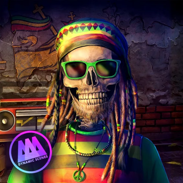 AAA Dynamic Scenes - Happy Reggae Skeleton Dynamic Scene [PS4,&nbsp;PS5] - изображение 1