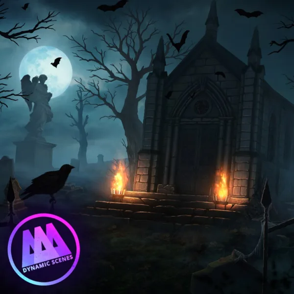 AAA Dynamic Scenes - Midnight's Mausoleum Dynamic Scene [PS4,&nbsp;PS5] - изображение 1