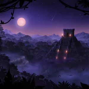 AAA Dynamic Scenes - Aztec Temple Twilight Dynamic Scene [PS4,&nbsp;PS5] - изображение 2