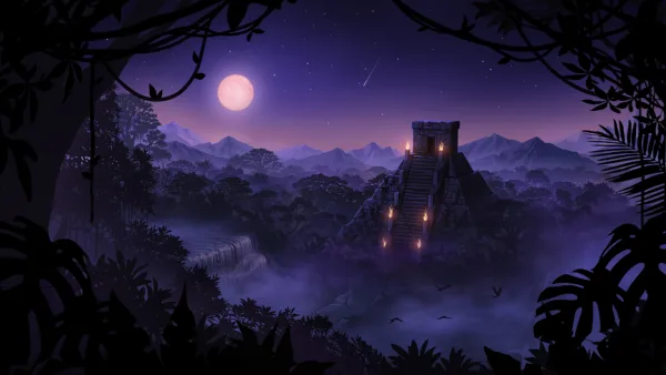 AAA Dynamic Scenes - Aztec Temple Twilight Dynamic Scene [PS4,&nbsp;PS5] - изображение 2