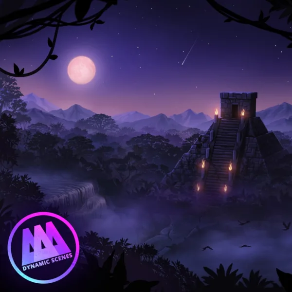 AAA Dynamic Scenes - Aztec Temple Twilight Dynamic Scene [PS4, PS5]