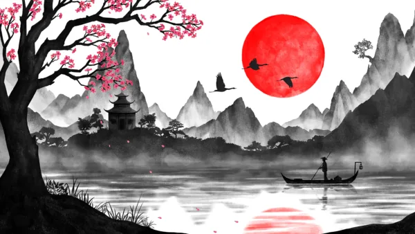 AAA Dynamic Scenes - Bloody Moon over Samurai Lands [PS4,&nbsp;PS5] - изображение 4