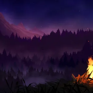 AAA Dynamic Scenes - Camping under the Stars Dynamic Scene [PS4,&nbsp;PS5] - изображение 2