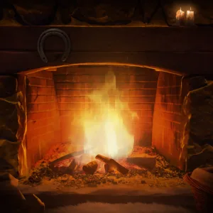 AAA Dynamic Scenes - Cozy Fireplace Nook Dynamic Scene [PS4,&nbsp;PS5] - изображение 2