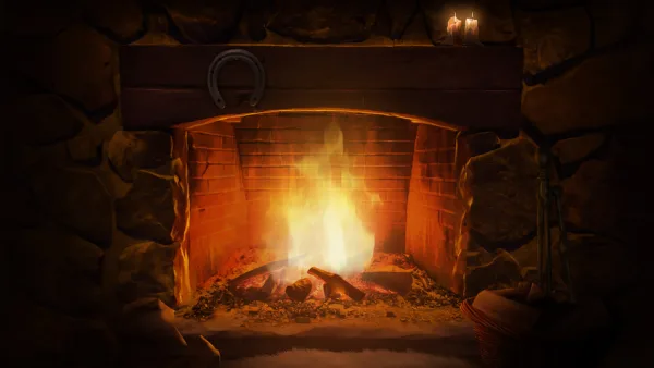 AAA Dynamic Scenes - Cozy Fireplace Nook Dynamic Scene [PS4,&nbsp;PS5] - изображение 2