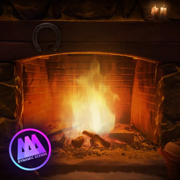 AAA Dynamic Scenes - Cozy Fireplace Nook Dynamic Scene [PS4,&nbsp;PS5] - изображение 1