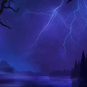 AAA Dynamic Scenes - Lightning Night Sky Dynamic Scene [PS4,&nbsp;PS5] - изображение 2