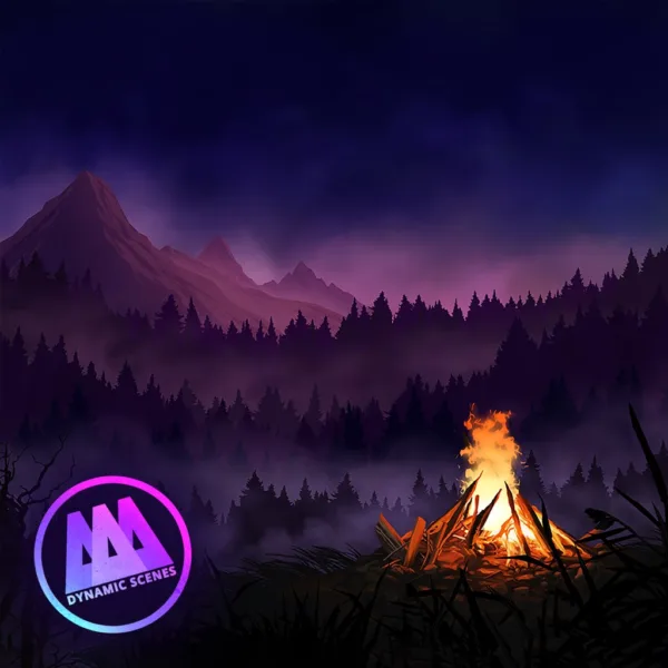 AAA Dynamic Scenes - Camping under the Stars Dynamic Scene [PS4,&nbsp;PS5] - изображение 1