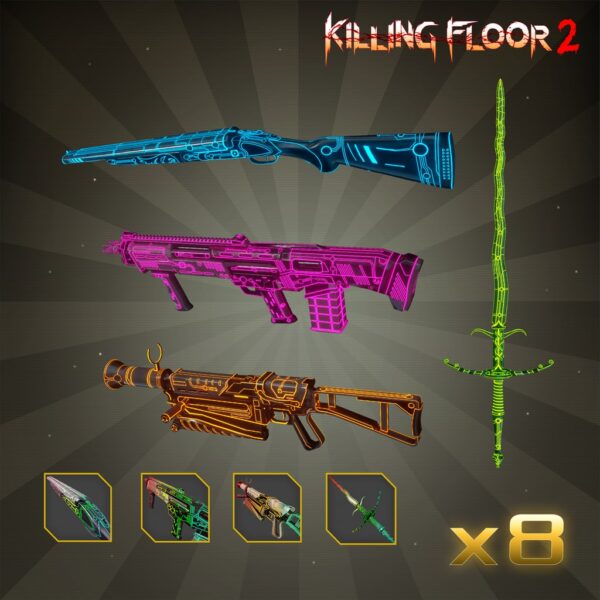 Killing Floor 2 - Neon MKVIII Weapon Skin Bundle Pack