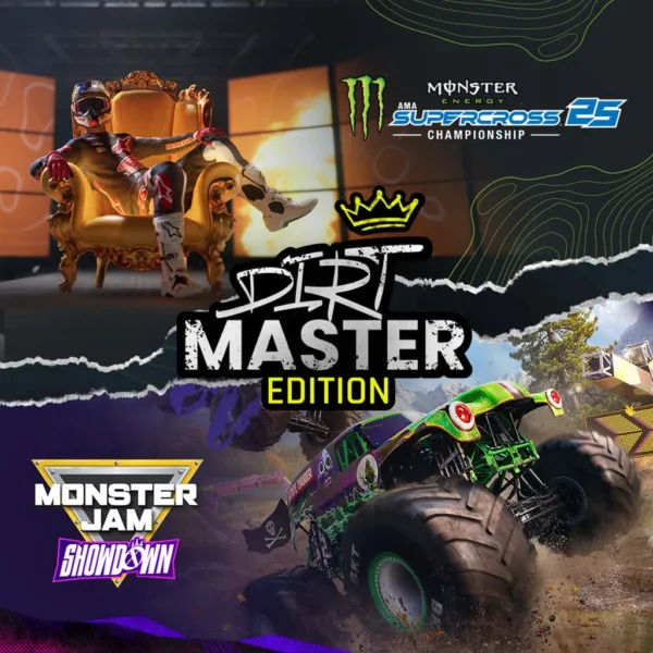 Monster Energy Supercross 25 X Monster Jam Showdown - Dirt Master Edition [PS5] - изображение 1