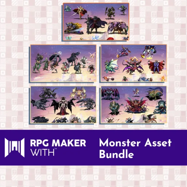 RPG MAKER WITH - Monster Asset Bundle [PS4, PS5]