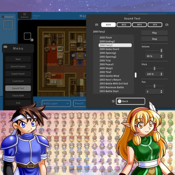RPG MAKER WITH - 2000 Character & Music Pack [PS4, PS5]