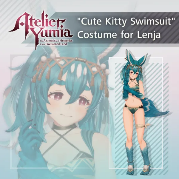 Atelier Yumia - "Cute Kitty Swimsuit" Costume for Lenja [PS4, PS5]