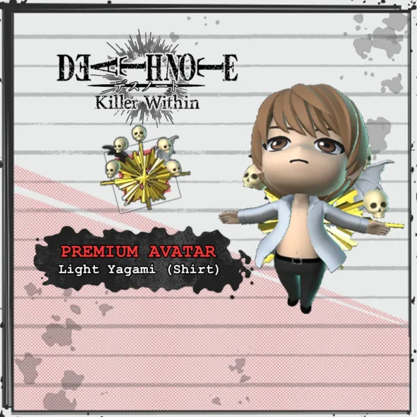 DEATH NOTE Killer Within - Premium Avatar: Light Yagami (Shirt) [PS4, PS5]