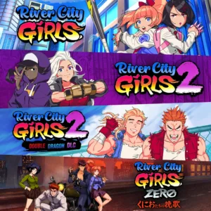 River City Girls 1, 2, and Zero + Double Dragon DLC Bundle [PS4,&nbsp;PS5] cover