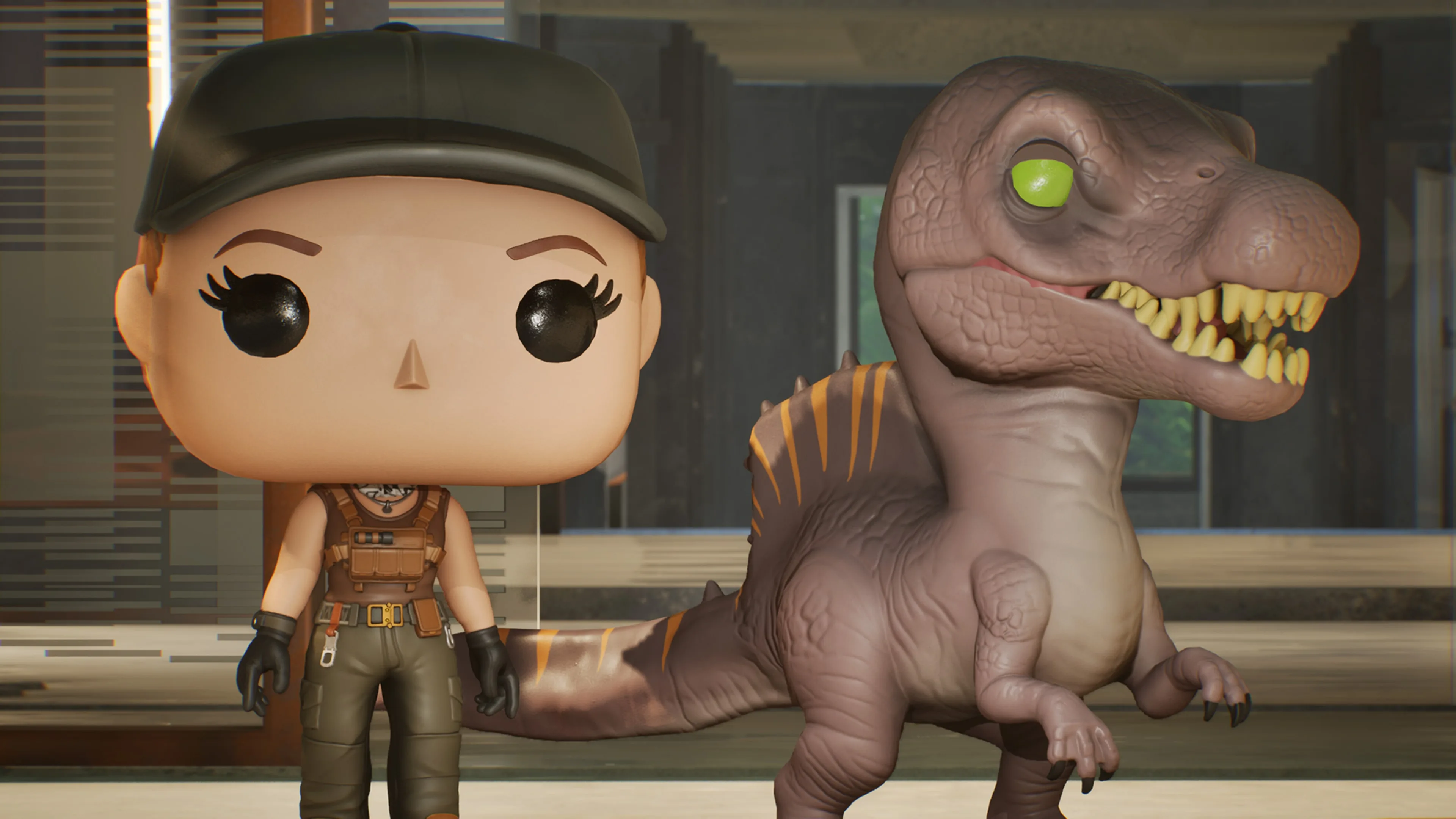 Funko Fusion - Jurassic World Rebirth Pack 1 -Zora Bennett + Spinosaurus [PS5] - изображение 2