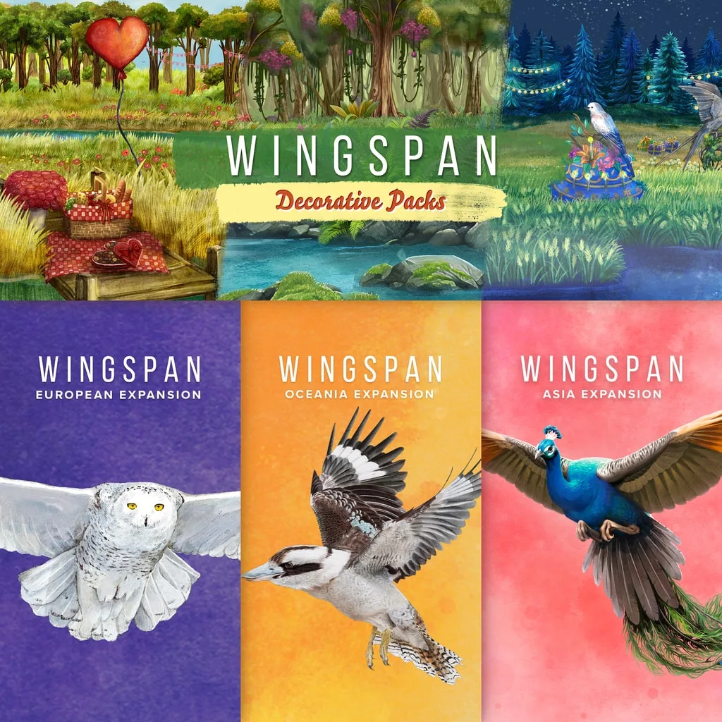 Wingspan - European + Oceania + Asia + Decorative Packs PS4 & PS5 - изображение 1