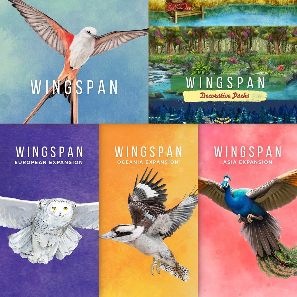 Wingspan + European + Oceania + Asia + Decorative Packs PS4 &amp; PS5 cover