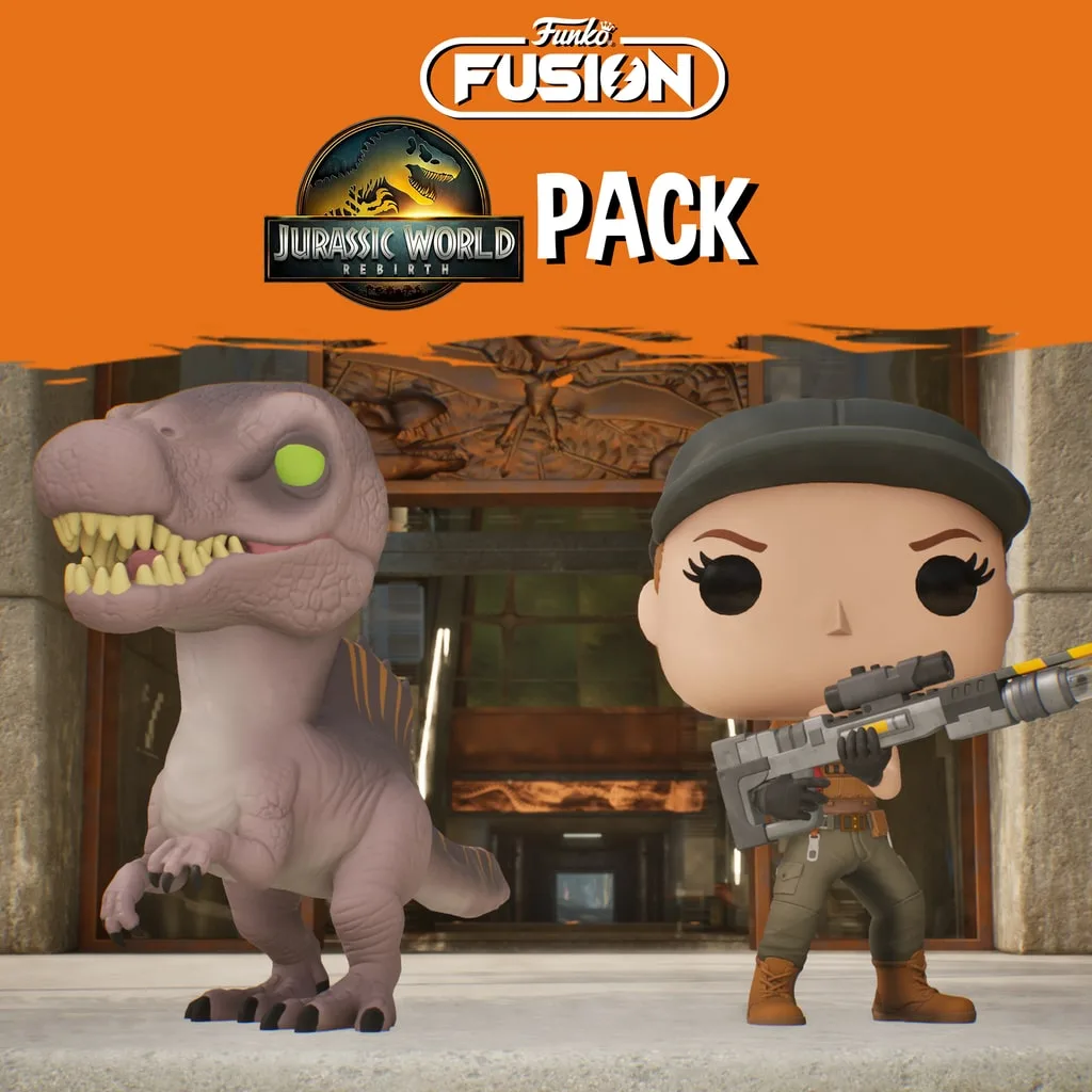 Funko Fusion - Jurassic World Rebirth Pack 1 -Zora Bennett + Spinosaurus [PS5] - изображение 1