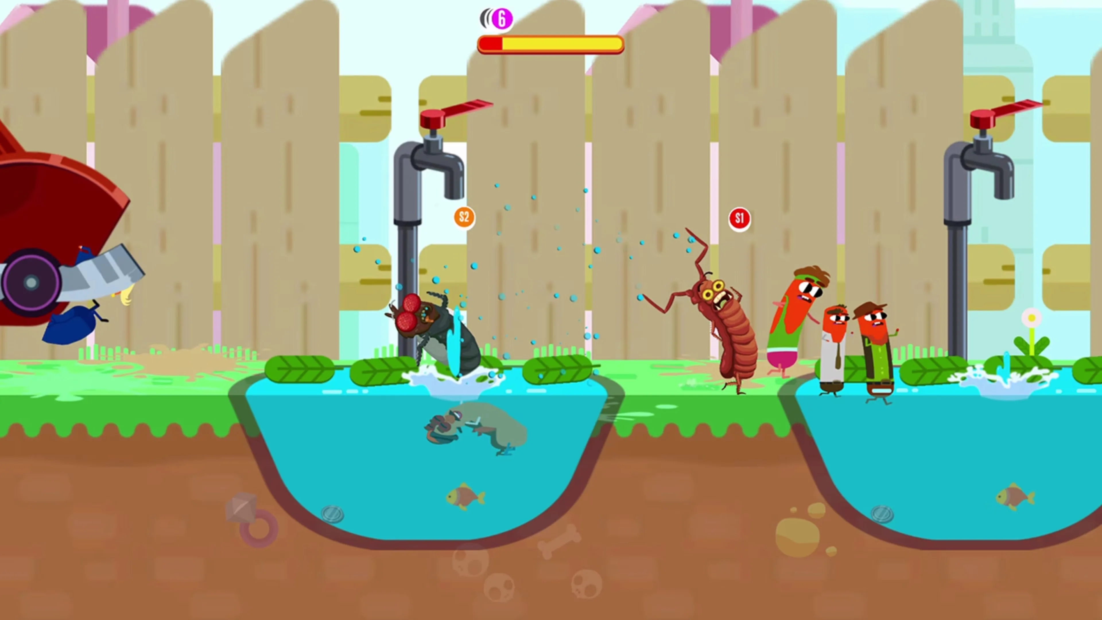 Run Sausage Run: Roach, Fly and Chicken [PS4] - изображение 4