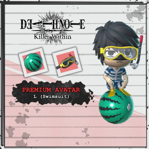 DEATH NOTE Killer Within - Premium Avatar: L (Swimsuit) [PS4, PS5]