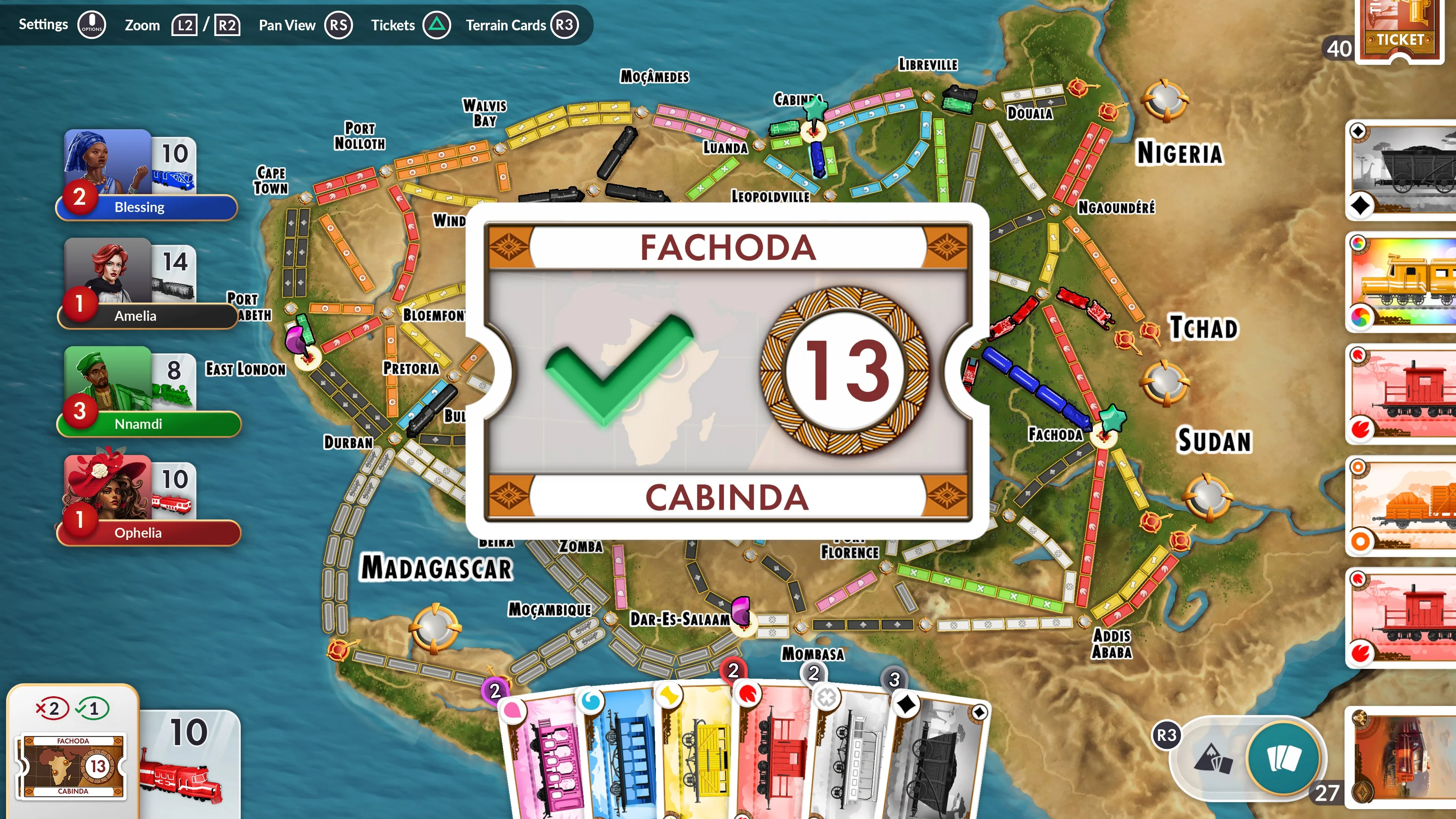 Ticket to Ride: Heart of Africa Expansion [PS4] - изображение 3