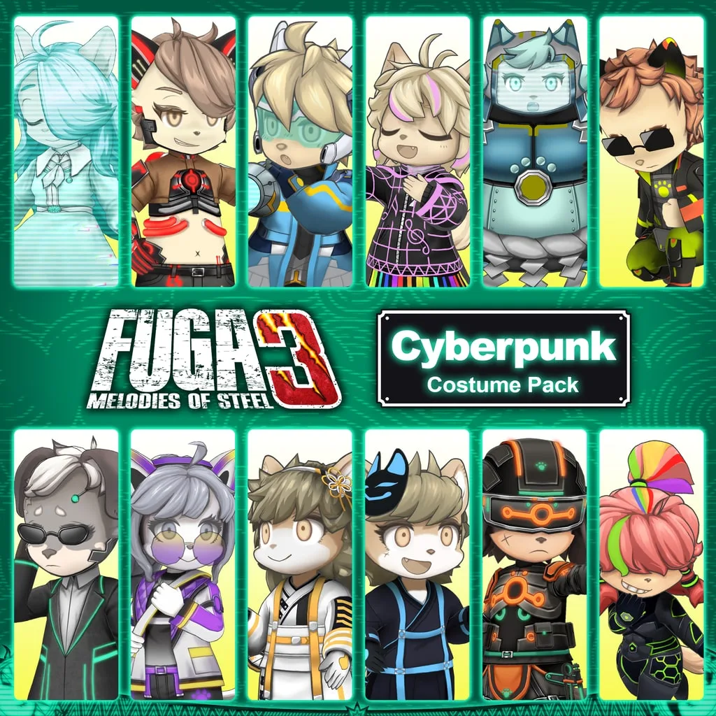 Fuga: Melodies of Steel 3 - Cyberpunk Costume Pack [PS4, PS5] cover
