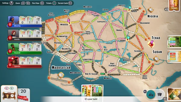 Ticket to Ride: Heart of Africa Expansion [PS4] - изображение 4