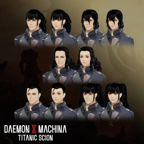 Daemon X Machina: Titanic Scion - Hairstyle Set 6 [PS5]
