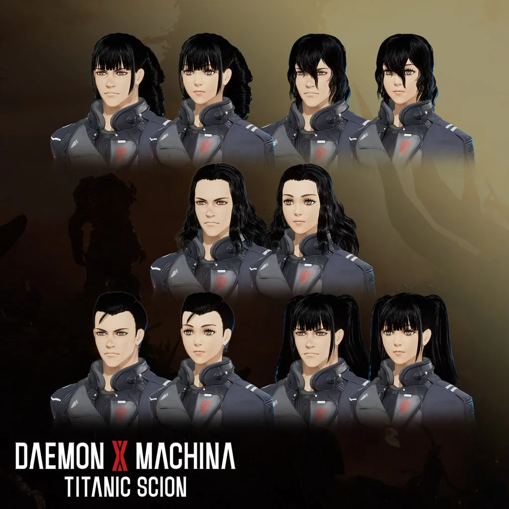 Daemon X Machina: Titanic Scion - Hairstyle Set 6 [PS5] - изображение 1