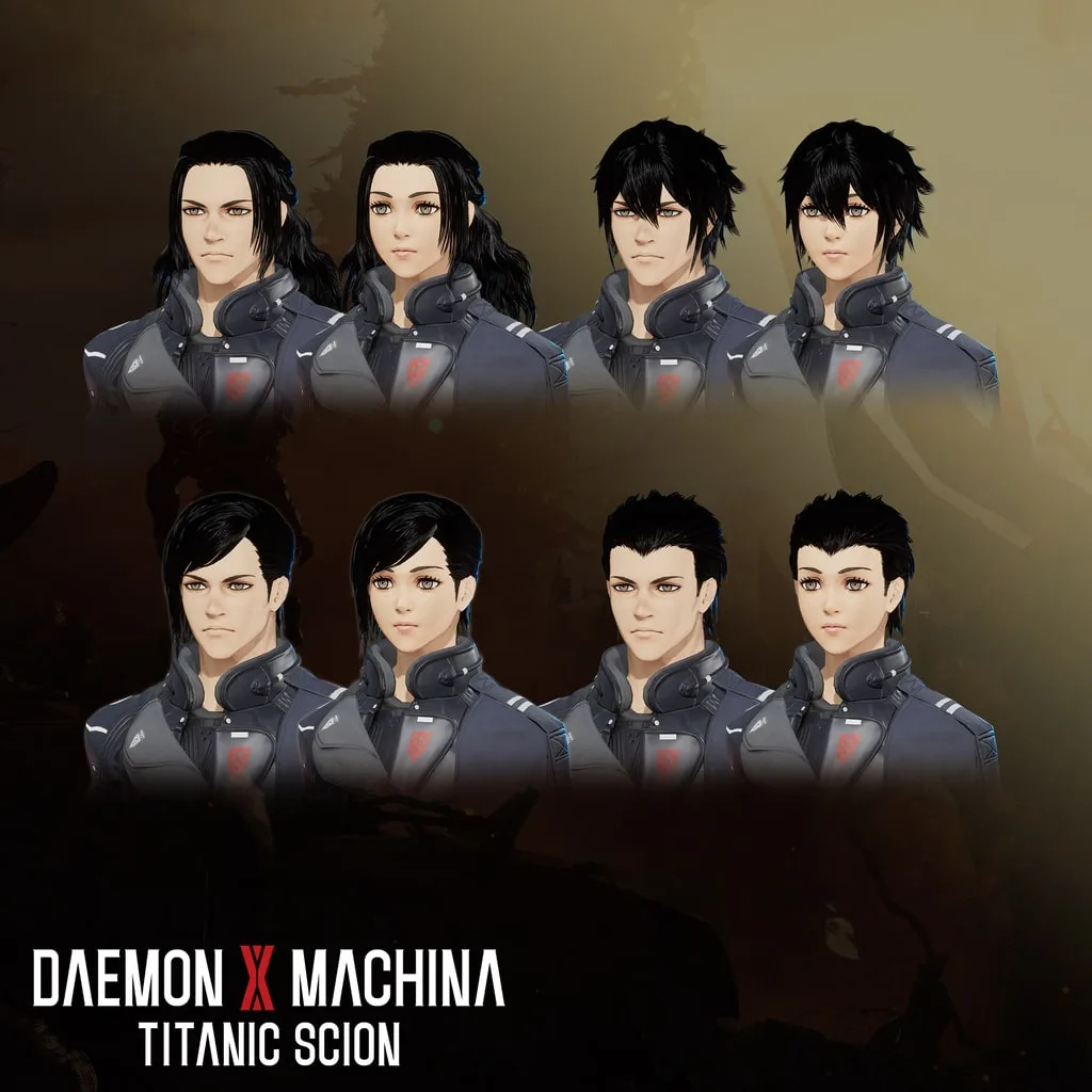 Daemon X Machina: Titanic Scion - Hairstyle Set 8 [PS5] - изображение 1