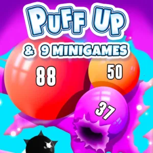 Puff Up &amp; 9 Minigames [PS4] cover