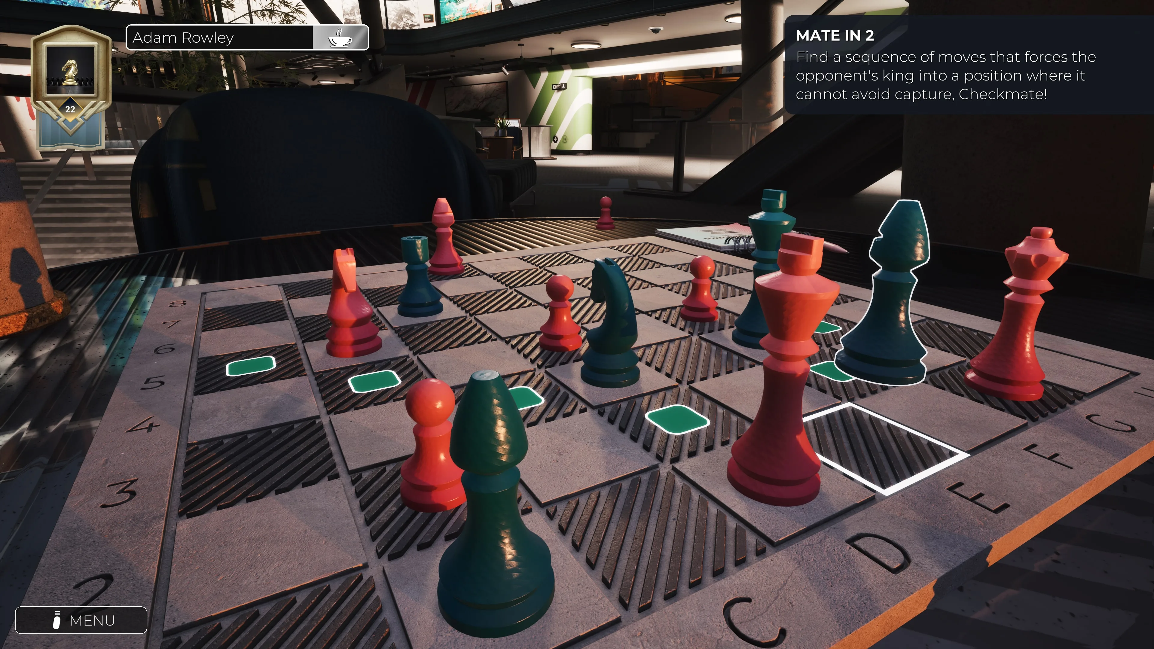 Chess Infinity: Mate in 2 Puzzle Pack [PS5] - изображение 4