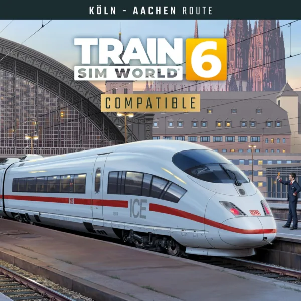 Train Sim World 6: Schnellfahrstrecke Köln - Aachen Remastered Route Add-On [PS4, PS5]