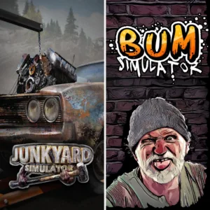 Junkyard Simulator &amp; Bum Simulator [PS5] cover