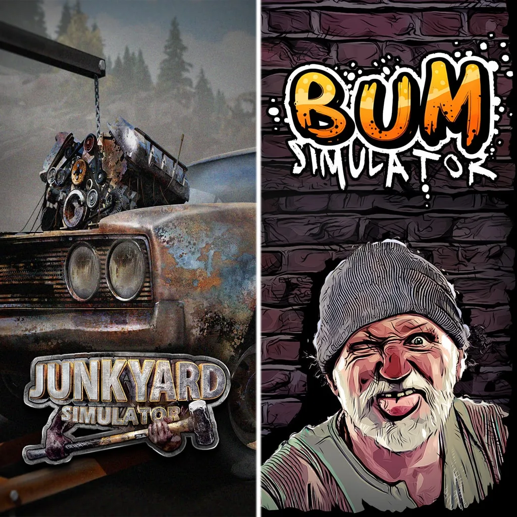 Junkyard Simulator &amp; Bum Simulator [PS5] cover