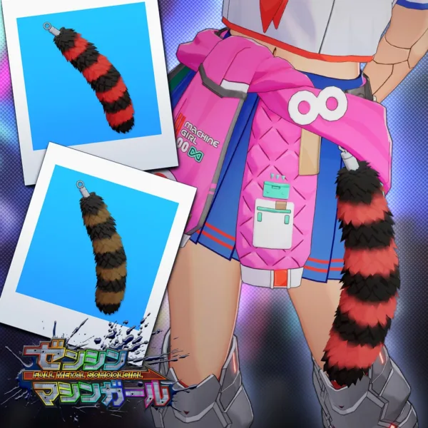 Accessory: "Raccoon Tail" in 2 Color Varieties [PS5]
