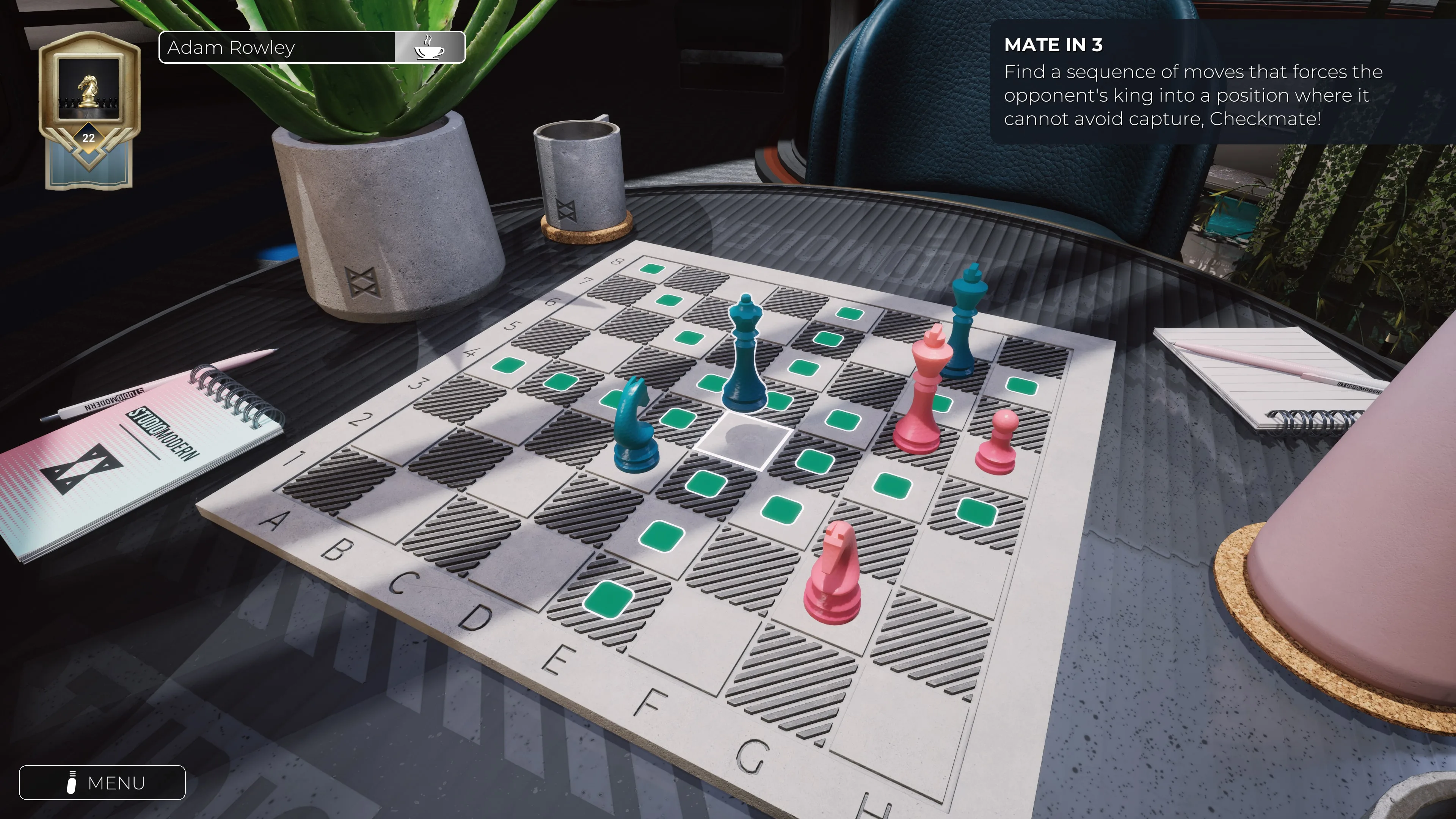 Chess Infinity: Mate in 3 Puzzle Pack [PS5] - изображение 4